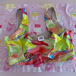 Yitty Fabletics “Cuz I Love You” Shaping Midi Bralette